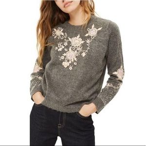 NEW! Topshop embellished sweater